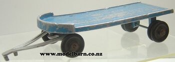 Flat Deck 2-Axle Trailer (blue, 228mm)-jumbo-toys-mckenzie-and-bannister-Model Barn
