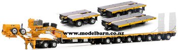 1/50 Drake 2x8 Dolly & 12x8 Steerable Low Loader Trailer "Big Hill Cranes"-trailers,-containers-and-access.-Model Barn