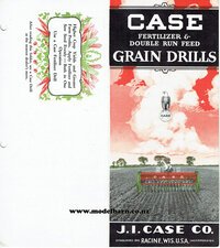 Case Fertilizer & Double Run Feed Grain Drills Sales Brochure 1931-case-Model Barn