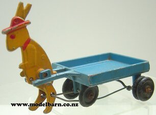 Rabbit & Trailer (blue & orange, 160mm)-jumbo-toys-mckenzie-and-bannister-Model Barn