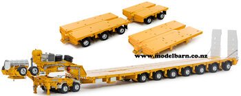 1/50 Drake 2x8 Dolly & 12x8 Steerable Low Loader Trailer "TJ Clark & Sons"-trailers,-containers-and-access.-Model Barn