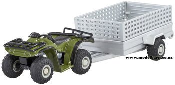 1/32 Quad ATV & Small Trailer Set-other-farm-equipment-Model Barn