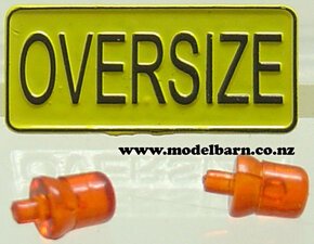 1/50 Oversize Sign & Beacons Lights (2) for Kenworth K100G -parts,-accessories,-buildings-and-games-Model Barn