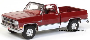 1/64 Chev Silverado 10 Fleetside Pick-Up (1981, red)-chevrolet-and-gmc-Model Barn