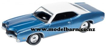 1/64 Mercury Montego (1971, blue & white)-mercury-Model Barn