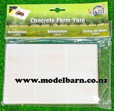 1/32 Concrete Farm Yard Slabs (3)-parts,-accessories,-buildings-and-games-Model Barn