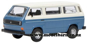 1/64 VW Kombi T3 Bus (blue & white)-volkswagen-Model Barn