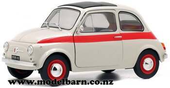 1/18 Fiat 500 L Sport (1965, white & red)-other-vehicles-Model Barn