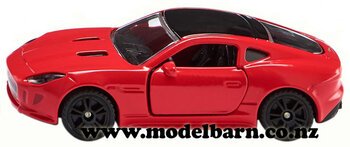 Jaguar F-Type R (red & black, 77mm)-jaguar-and-daimler-Model Barn