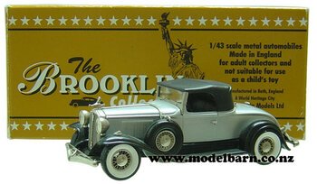 1/43 Studebaker President Roadster (1931, grey & black)-studebaker-Model Barn