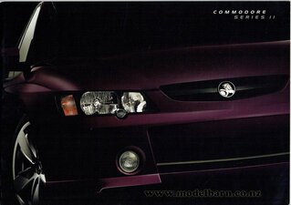 Holden Commodore Series II Car Brochure 2003-nz-brochures-Model Barn