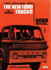 Ford D600 Truck Brochure -nz-brochures-Model Barn