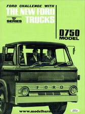 Ford D750 Truck Brochure -nz-brochures-Model Barn