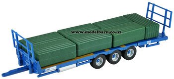 1/32 Kane Big Bale Trailer & 7 Big Square Hay Bales-other-farm-equipment-Model Barn