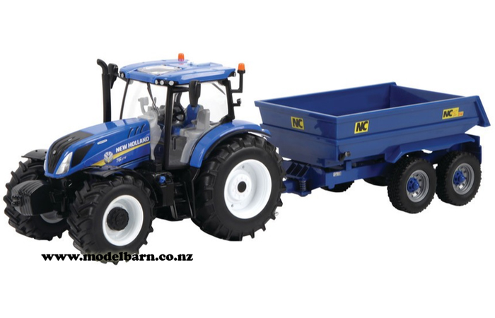 1/32 New Holland T6.175 & NC 314 Tip Trailer