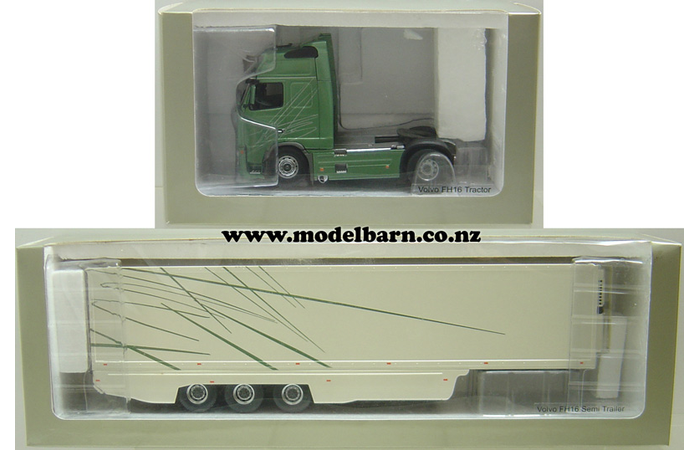1/43 Volvo FH16-610 Prime Mover & Semi Refer Trailer Combo