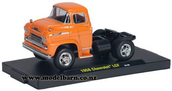 1/64 Chev Spartan LCF Prime Mover (1958, orange)-chevrolet-and-gmc-Model Barn