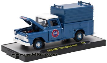 1/64 GMC Fleet Option Truck (1958, blue)-chevrolet-and-gmc-Model Barn