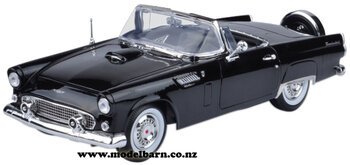 1/18 Ford Thunderbird Convertible (1956, black)-ford-Model Barn