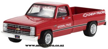 1/64 Chev Silverado Pick-Up (1986, red) "Indianapolis 500"-chevrolet-and-gmc-Model Barn