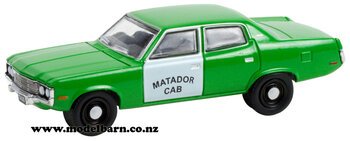 1/64 AMC Matador Taxi (1973, green & white)-other-vehicles-Model Barn