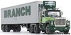 1/64 Ford LT-9000 & Semi Freight Trailer "Branch"