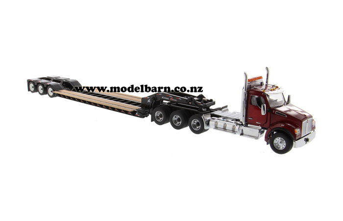 1/50 Kenworth T880 SFFA with XL 120 Low Loader (Radiant Red)