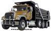 1/34 Mack Granite MP Tip Truck (gold & black)