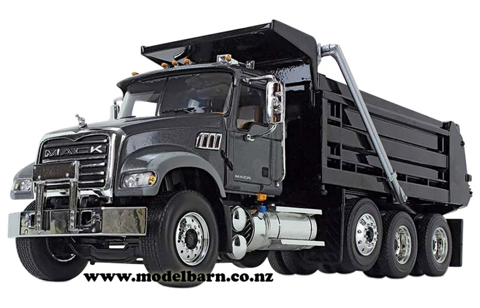 1/34 Mack Granite MP Tip Truck (metallic grey & black)