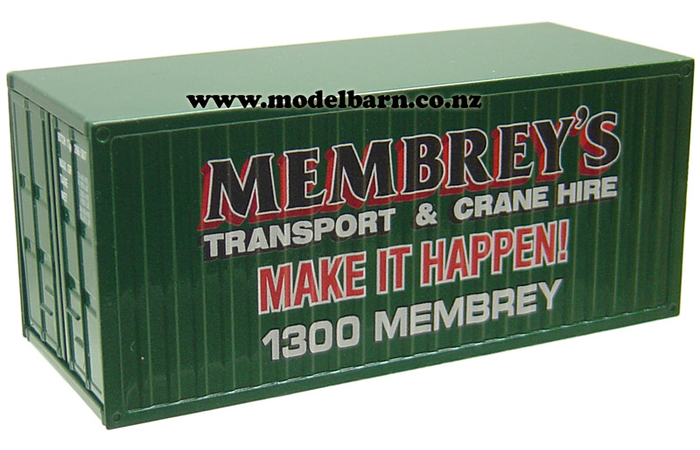 1/50 20ft Metal Shipping Container "Membrey's" 2nd Edition