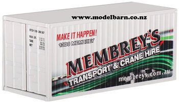 1/50 20ft Metal Shipping Container "Membrey's" Special Edition 1-shipping-containers-Model Barn