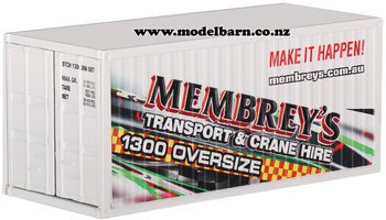 1/50 20ft Metal Shipping Container "Membrey's" Special Edition 2-shipping-containers-Model Barn
