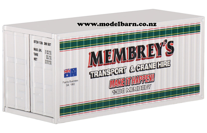 1/50 20ft Metal Shipping Container "Membrey's" Special Edition 3