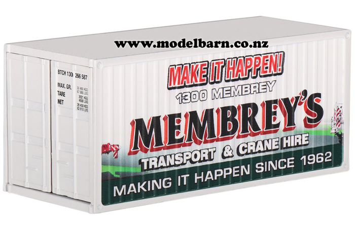 1/50 20ft Metal Shipping Container "Membrey's" Special Edition 5