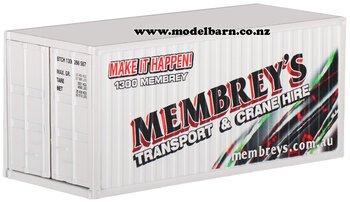 1/50 20ft Metal Shipping Container "Membrey's" Special Edition 6-shipping-containers-Model Barn