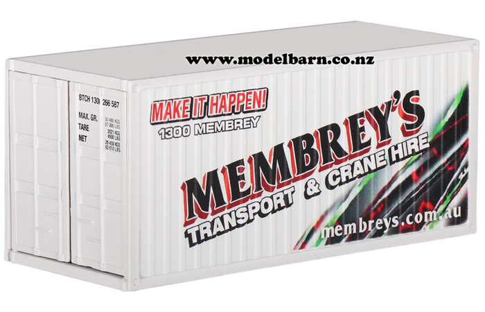 1/50 20ft Metal Shipping Container "Membrey's" Special Edition 6