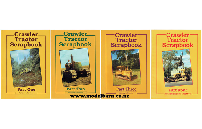 Book Combo "Crawler Tractor Scrapbook Parts 1, 2, 3, 4"