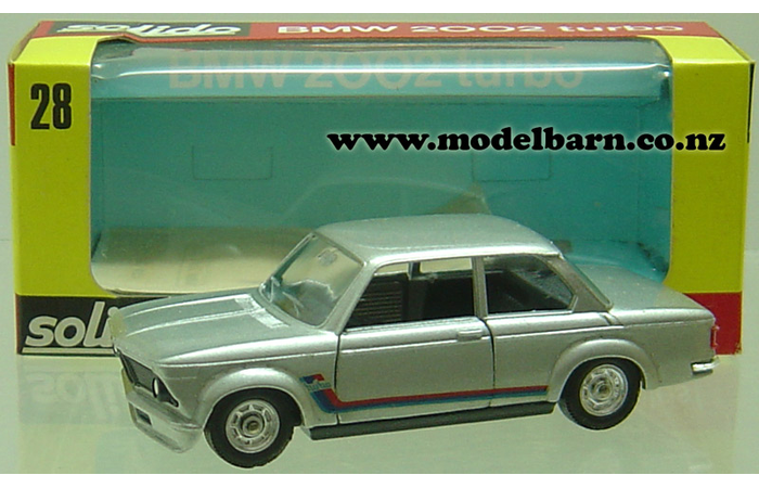 1/43 BMW 2002 Turbo (silver) - Vehicles-BMW : Model Barn - Solido