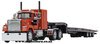 1/64 Mack Super-Liner with Talbert 5553TA Low Loader (orange & black)