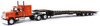 1/64 Mack Super-Liner with Talbert 5553TA Low Loader (orange & black)