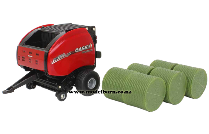 1/32 Case IH RB565 Premium HD Round Baler & Bales - Farm Equipment-Case ...