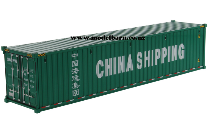 1/50 40ft Plastic Shipping Container "China Shipping" (green)