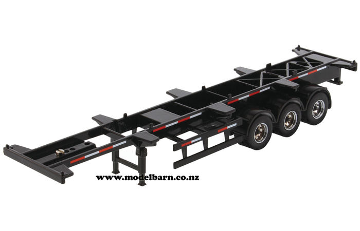 1/50 40' Skeletal Semi Trailer (black)