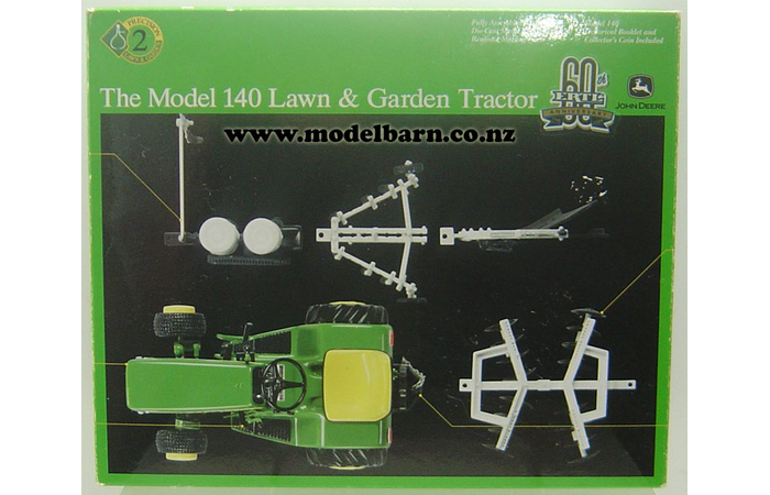 1/16 John Deere 140 Lawn & Garden Tractor & Attachments Precision Series No 2