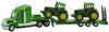 1/87 John Deere 6820 (2) & Freightliner Low Loader Set