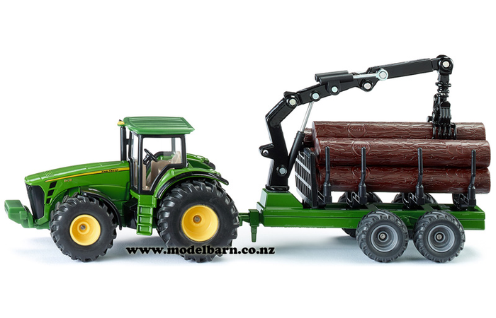1/50 John Deere 8430 Tractor with Log Trailer