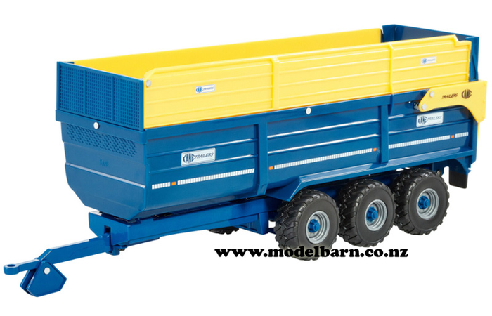 1/32 Kane Tri-Axle Halfpipe Tipping Silage Trailer