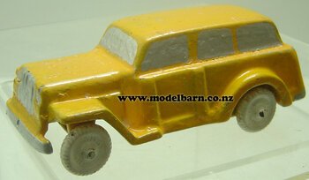 Jeep Station Wagon (yellow, repainted, 114mm)-jeep-Model Barn