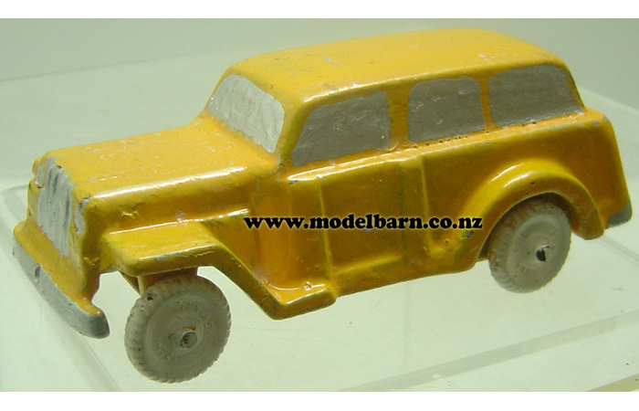 Jeep Station Wagon (yellow, repainted, 114mm)