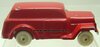 Jeep Station Wagon (red, repainted, broken bumper, 114mm)